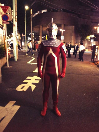 Illustration for article titled Police Stop Japanese Superhero on the Streets of Tokyo